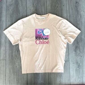 NWT Chloe girls forward tee